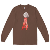 Chestnut windmill fa element Long Sleeve Tee - FaDigitalArtStudio