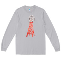 Moon Dust windmill fa element Long Sleeve Tee - FaDigitalArtStudio