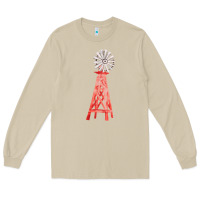 Mushroom windmill fa element Long Sleeve Tee - FaDigitalArtStudio