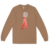Toasted Coconut windmill fa element Long Sleeve Tee - FaDigitalArtStudio
