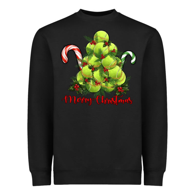 Merry Christmas Tennis Heavyweight Sweatshirt by RanaPortraitStore | Teevron