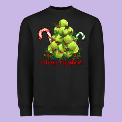 Heavyweight Sweatshirt Merry Christmas Tennis