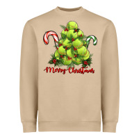 Mushroom Merry Christmas Tennis Heavyweight Sweatshirt - RanaPortraitStore