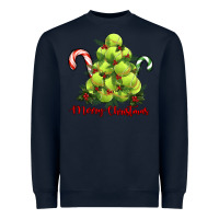 Navy Merry Christmas Tennis Heavyweight Sweatshirt - RanaPortraitStore