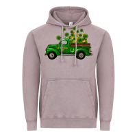 Vintage Zinc st patricks truck shamrock horseshoe gold Vintage Hoodie - RanaPortraitStore