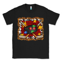 Black hockey christmas with lights and stars Classic Tee - FaDigitalArtStudio