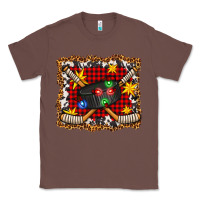 Chestnut hockey christmas with lights and stars Classic Tee - FaDigitalArtStudio