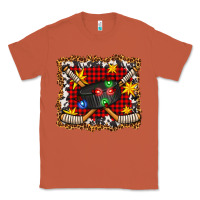 Copper hockey christmas with lights and stars Classic Tee - FaDigitalArtStudio