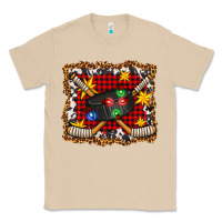 Mushroom hockey christmas with lights and stars Classic Tee - FaDigitalArtStudio
