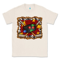 Natural hockey christmas with lights and stars Classic Tee - FaDigitalArtStudio