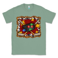 Sage hockey christmas with lights and stars Classic Tee - FaDigitalArtStudio