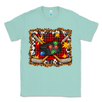 Seafoam hockey christmas with lights and stars Classic Tee - FaDigitalArtStudio