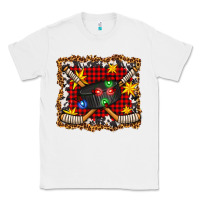White hockey christmas with lights and stars Classic Tee - FaDigitalArtStudio