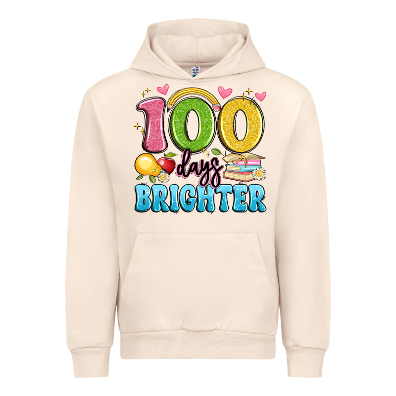 100 Days Brighter Urban Hoodie by Artiststas | Teevron