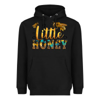 Black Western Little Honey Bee Heavyweight Hoodie - LillyAllenDesigns