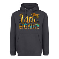 Smoke Western Little Honey Bee Heavyweight Hoodie - LillyAllenDesigns