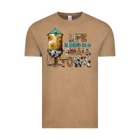 Vintage Coffee life is better in a small town Vintage Tee - Zillion Design Studio