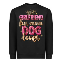Black girlfriend  fur mom dog lover Heavyweight Sweatshirt - Zillion Design Studio