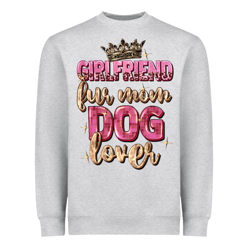Girlfriend  Fur Mom Dog Lover Heavyweight Sweatshirt by Zillion Design Studio | Teevron