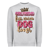 Heather Grey girlfriend  fur mom dog lover Heavyweight Sweatshirt - Zillion Design Studio