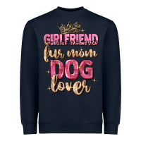 Navy girlfriend  fur mom dog lover Heavyweight Sweatshirt - Zillion Design Studio