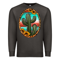 Smoke serape and sunflower cactus Premium Sweatshirt - Jasminsmagicworld