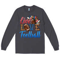 Smoke live love american football Long Sleeve Tee - HRA Design Shop