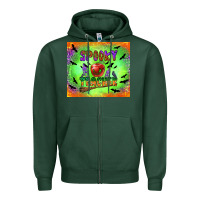 Sports Green spooky teacher Zipper Hoodie - BundleAndBundleShop
