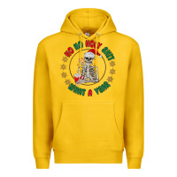 Lemon ho ho holly shit skeleton santa Premium Hoodie - MaliasSmallBusiness