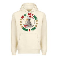 Sandshell ho ho holly shit skeleton santa Premium Hoodie - MaliasSmallBusiness