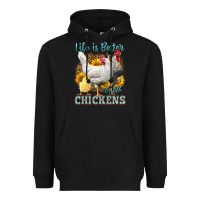Western Life Is Better With Chickens Heavyweight Hoodie | Teevron