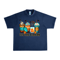 Navy tis' the season basketball coffee cups Urban Heavy Tee - Zillion Design Studio