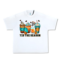 White tis' the season basketball coffee cups Urban Heavy Tee - Zillion Design Studio