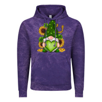 Cloud Purple st patricks day shamrock sunflowers gnomes Vintage Hoodie - RanaPortraitStore