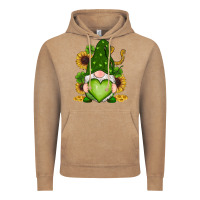 Vintage Coffee st patricks day shamrock sunflowers gnomes Vintage Hoodie - RanaPortraitStore