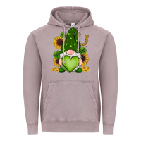 Vintage Zinc st patricks day shamrock sunflowers gnomes Vintage Hoodie - RanaPortraitStore