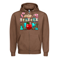 Chestnut teacher mom Zipper Hoodie - AdoDesignShop