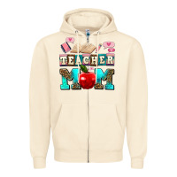 Sandshell teacher mom Zipper Hoodie - AdoDesignShop