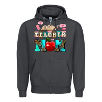 Smoke teacher mom Zipper Hoodie - AdoDesignShop