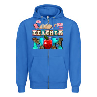 True Royal teacher mom Zipper Hoodie - AdoDesignShop