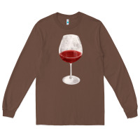 Chestnut wine glass fa element Long Sleeve Tee - FaDigitalArtStudio
