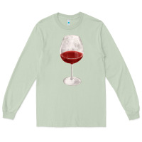 Matcha wine glass fa element Long Sleeve Tee - FaDigitalArtStudio