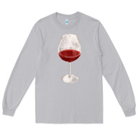 Moon Dust wine glass fa element Long Sleeve Tee - FaDigitalArtStudio