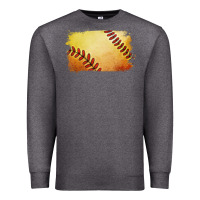 Charcoal Heather softball brushstroke Premium Sweatshirt - Jasminsmagicworld