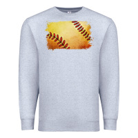 Heather Grey softball brushstroke Premium Sweatshirt - Jasminsmagicworld