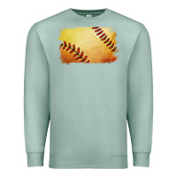 Seafoam softball brushstroke Premium Sweatshirt - Jasminsmagicworld