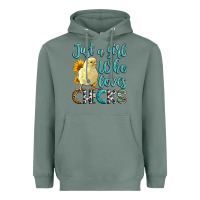 Sage Western Just A Girl Who loves Chicks Heavyweight Hoodie - LillyAllenDesigns