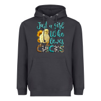 Smoke Western Just A Girl Who loves Chicks Heavyweight Hoodie - LillyAllenDesigns