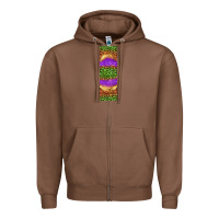 Chestnut halloween leopard Zipper Hoodie - BundleAndBundleShop