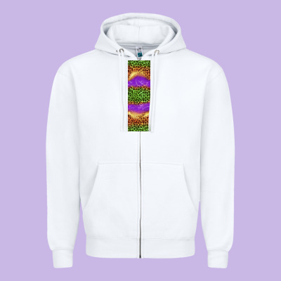 Halloween Leopard Zipper Hoodie Designed By Bundleandbundleshop